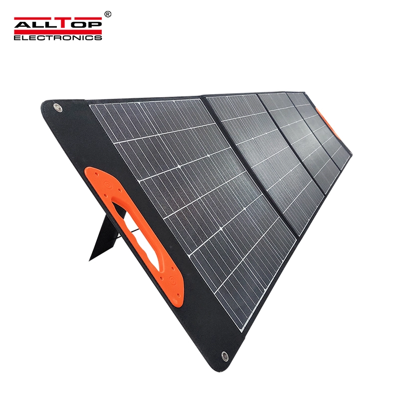 ALLTOP best price portable folding solar Mono foldable Solar Charger FoldableSolar Panel for Camping RV 1