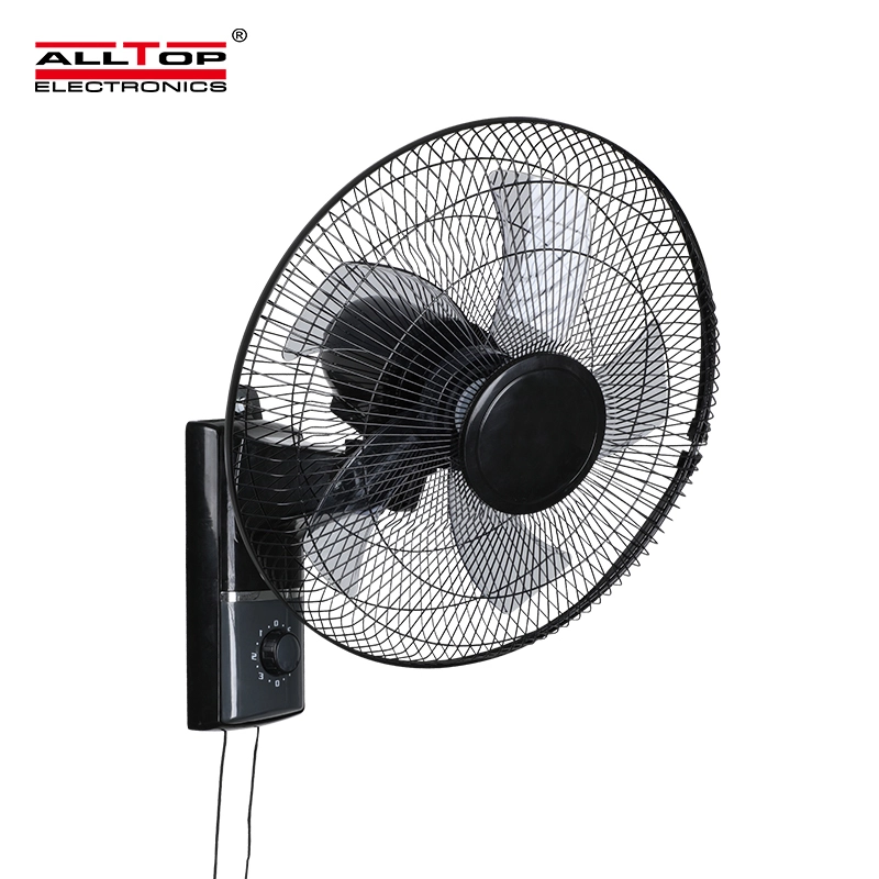 Industrial 16 Inch Wall Swing Remote Control 5 Blades Mounted AC Electric Rechargeable Wall Fan 1