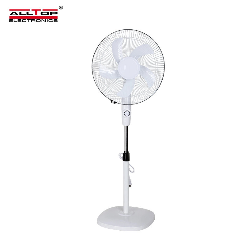 16 Inch with AC/DC solar charging available Pedestal Fan Rechargeable  Powered Stand Fan 1