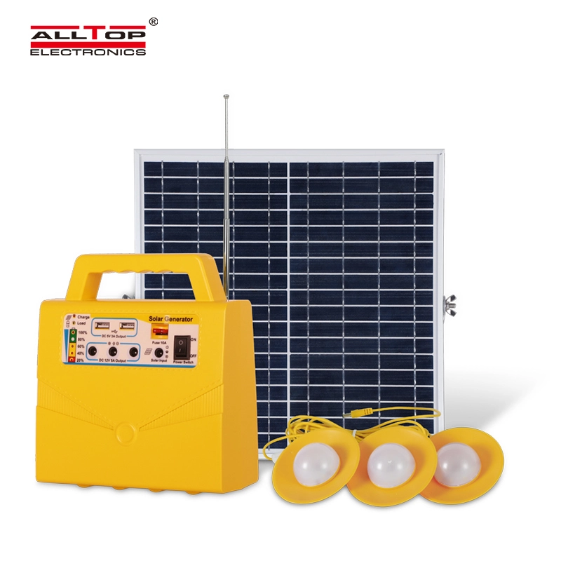 Home portable 20W solar powered generator solar panel system off grid home solar power system solar kit 1