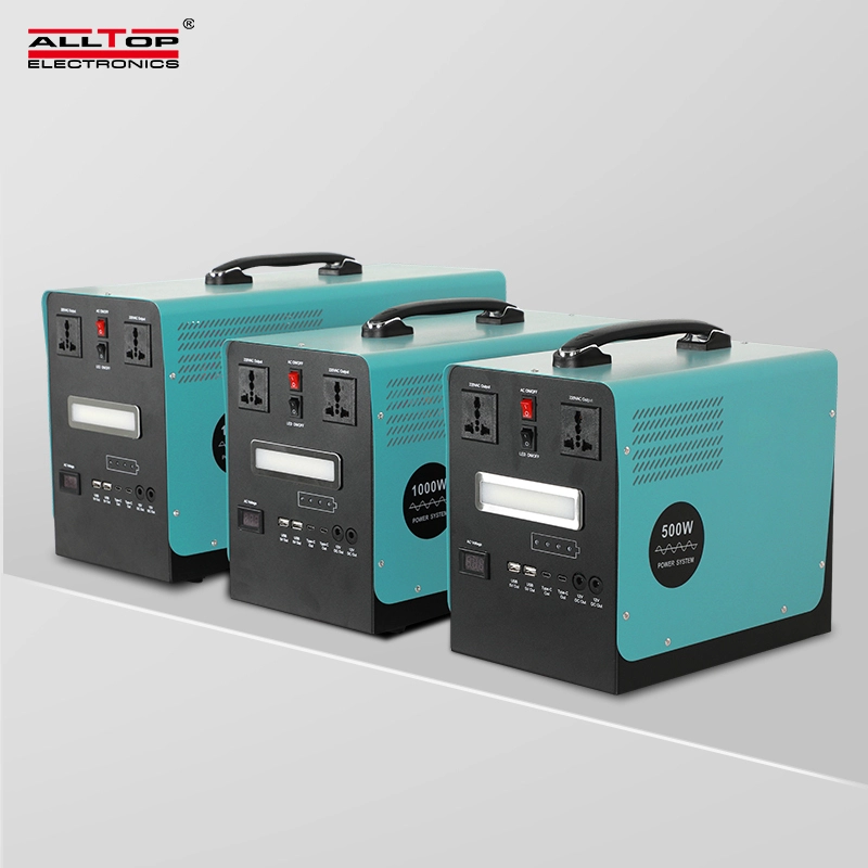 ALLTOP Solar Energy System for Outdoor Camping 500W/1000W portable power station 1