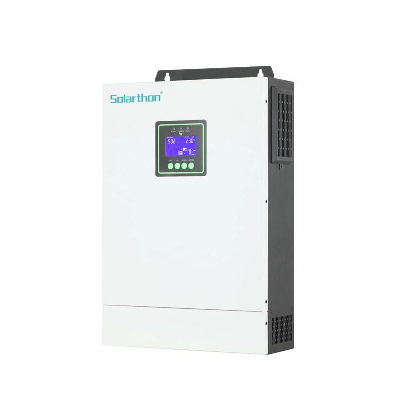 Hybrid Solar Inverter 5.6KW 8KW 10KW 12KW Pure Sine Wave Frequency Single Phase Power Inverter For Solar System 1