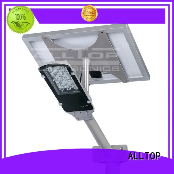 outdoor cob waterproof solar street light manufacturer ALLTOP manufacture 1