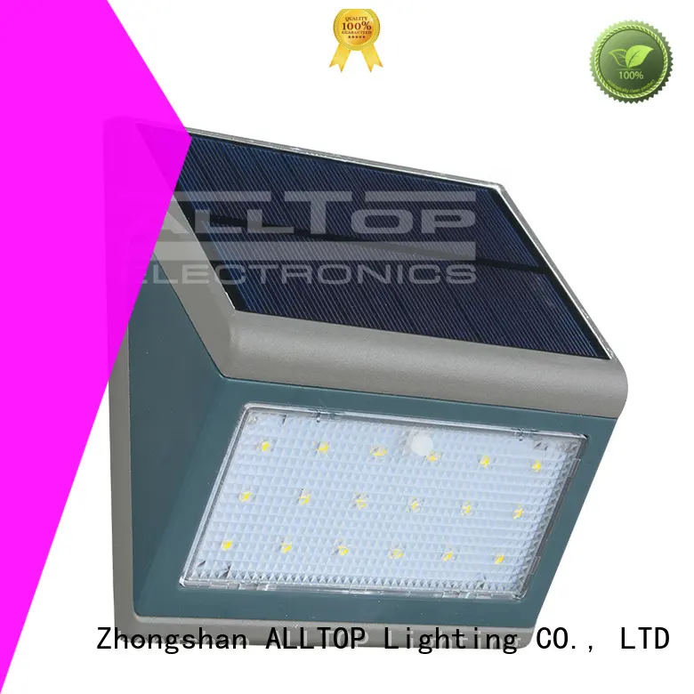 wall Custom aluminum solar wall lantern camp ALLTOP 1