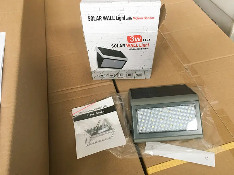 wall Custom aluminum solar wall lantern camp ALLTOP 3