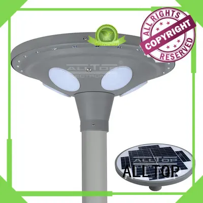 solar powered light post modern outdoor ALLTOP Brand solar pillar lights 1