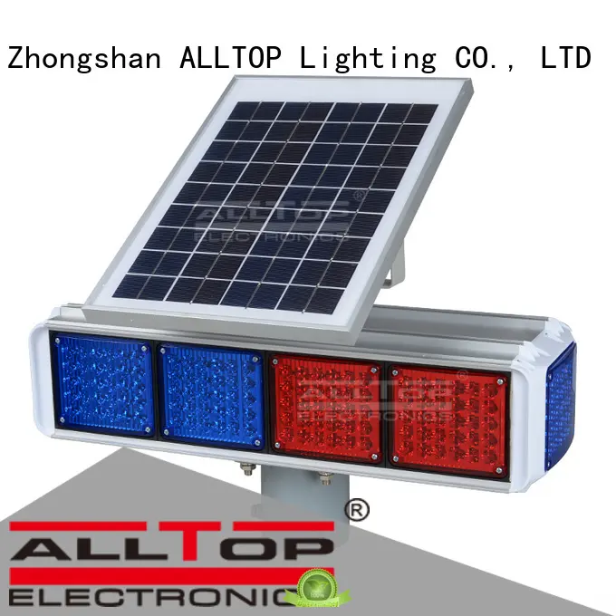 solar powered traffic lights double light traffic Warranty ALLTOP 1