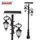 outdoor modern solar pillar lights decoration ALLTOP company 2