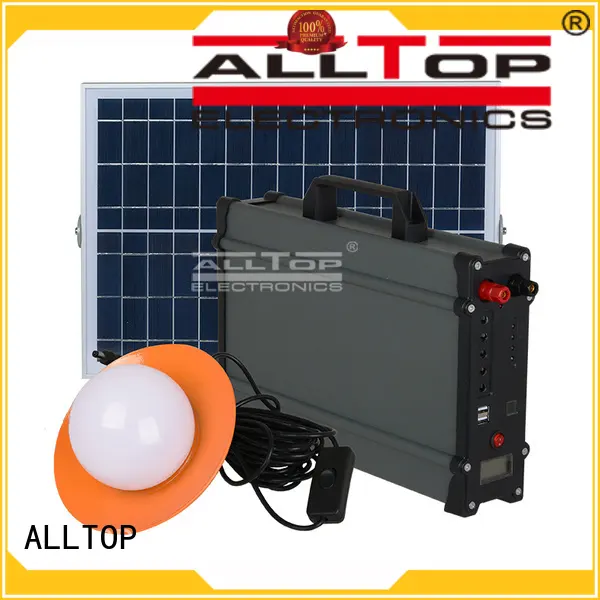 battery potable solar led lighting system system ALLTOP Brand 1