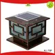 Custom landscape outdoor solar pillar lights ALLTOP modern 1