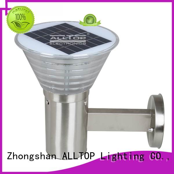 solar wall lamp outdoor stainless bulb solar wall lantern camp ALLTOP Brand 1