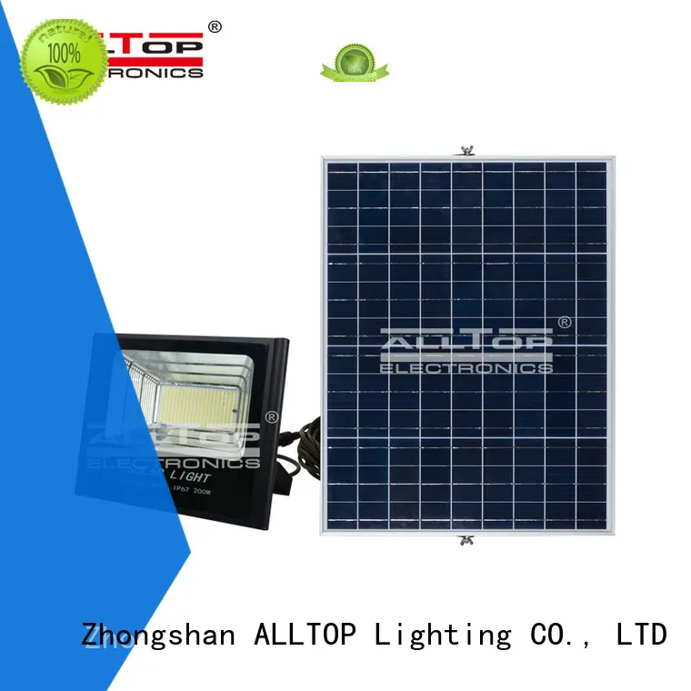 foldable alloy rechargeable OEM solar flood lights ALLTOP 1