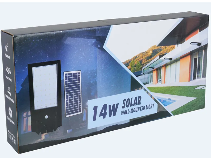 high quality solar pir wall light certification for garden ALLTOP 3
