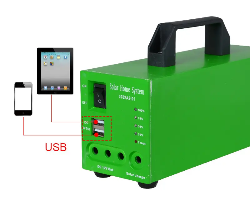 ALLTOP energy-saving solar led lighting kit system factory direct supply for battery backup 9