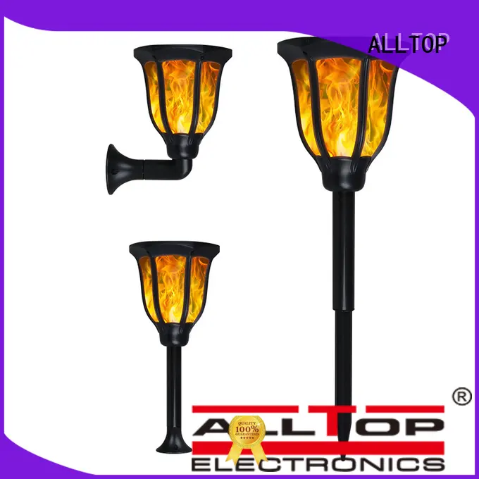 outdoor classical led ALLTOP Brand solar pillar lights 1