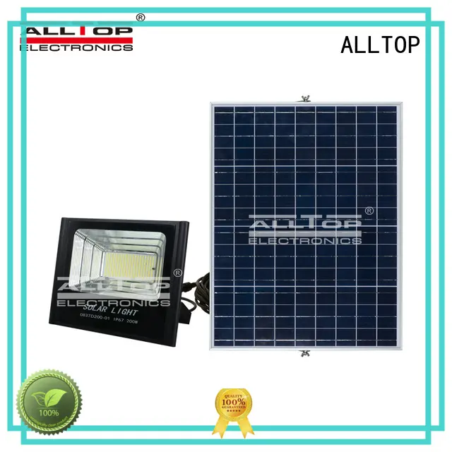 oem ip65 aluminum ALLTOP Brand solar flood light kit factory 1