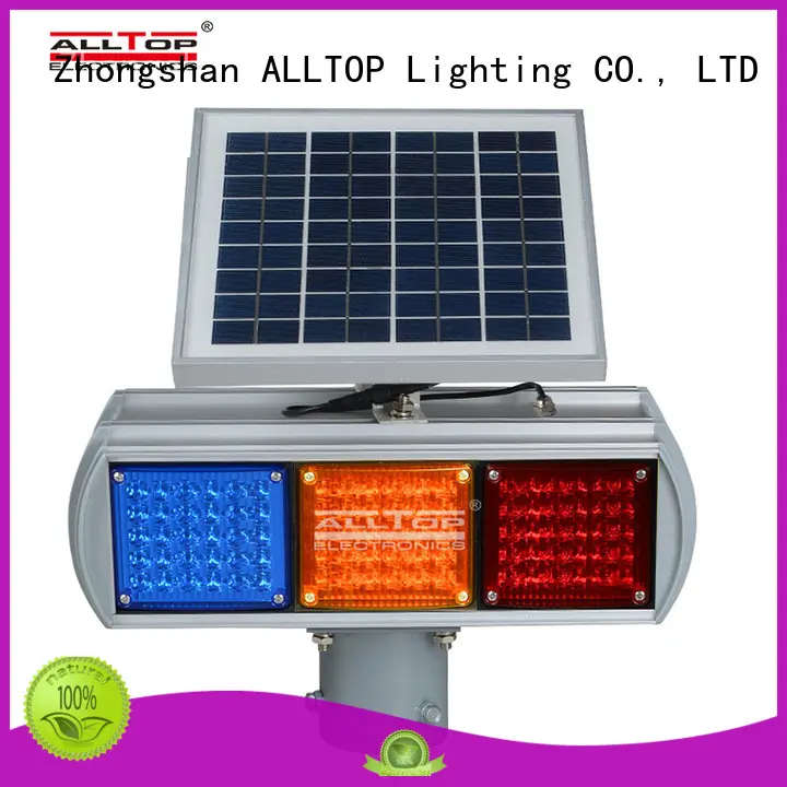 Wholesale traffic warning solar traffic light ALLTOP Brand 1
