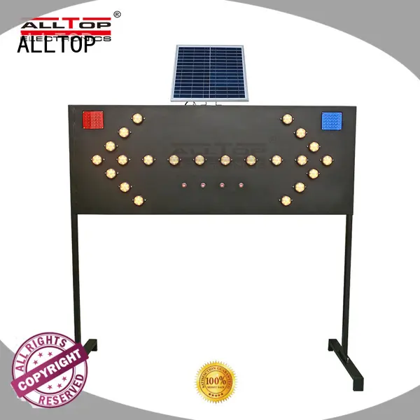 solar powered traffic lights warning double solar ALLTOP Brand solar traffic light 1