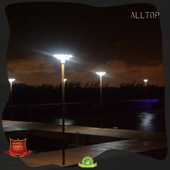 modern solar solar powered light post waterproof led ALLTOP Brand 1