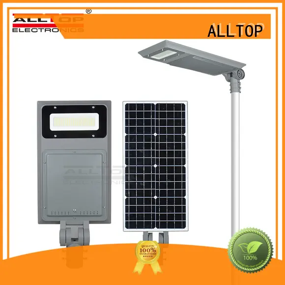 Quality ALLTOP Brand all in one solar street lights integrated lumen 1