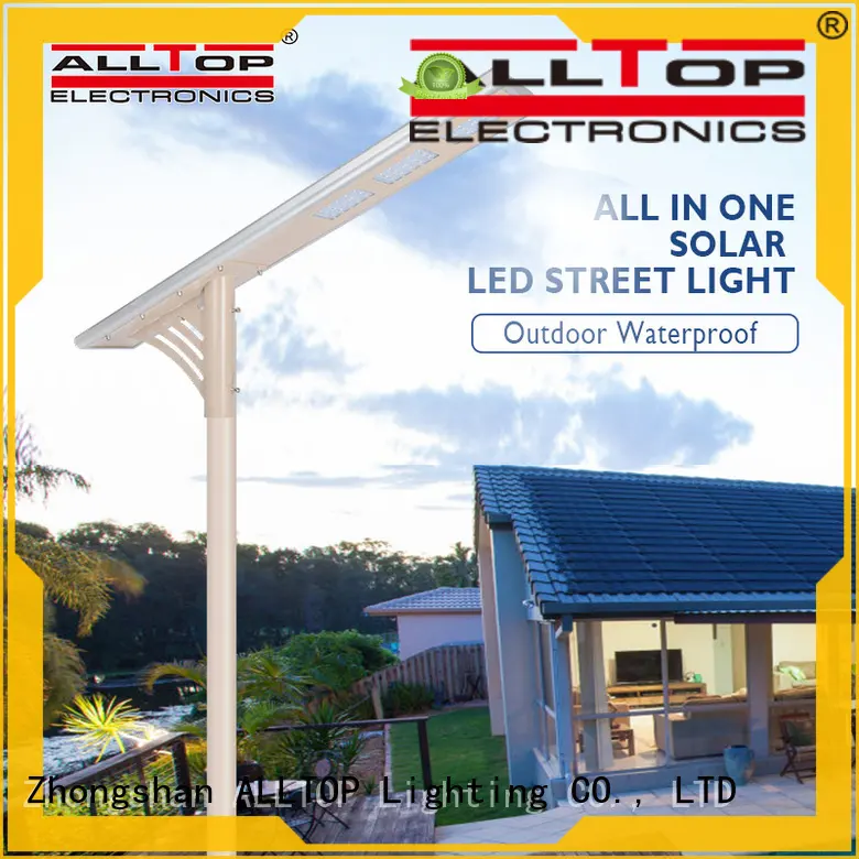 all in one solar led street light flood for road ALLTOP 1