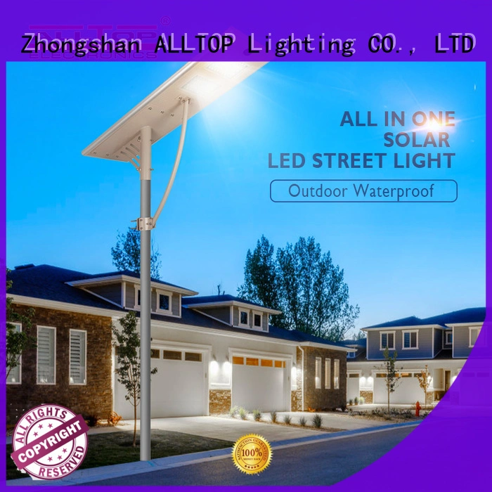 solar street light with motion sensor sensor for garden ALLTOP 1