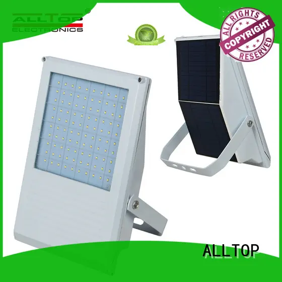 ALLTOP outdoor brightness solar powered flood light dusk to dawn aluminum alloy for spotlight 1