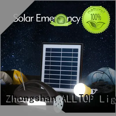 mini solar dc lighting system panel indoor lighting ALLTOP 1