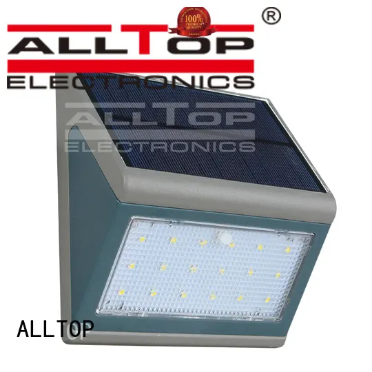 solar wall lamp aluminum for garden ALLTOP 1