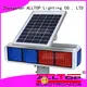 ALLTOP waterproof solar traffic signal road signs for safety warning 1