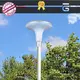 motion sensor cob ip65 solar led street light die-casting for outdoor yard ALLTOP 1