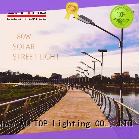 motion sensor 50w ip65 solar led street light shining rightness for lamp ALLTOP 1