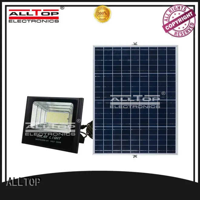 folding solar powered motion flood lights OEM for stadium 1