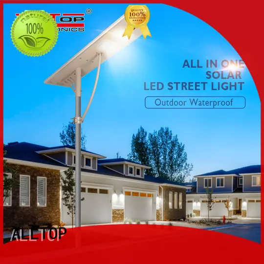 adjustable all in one integrated solar street light free sample for garden ALLTOP 1