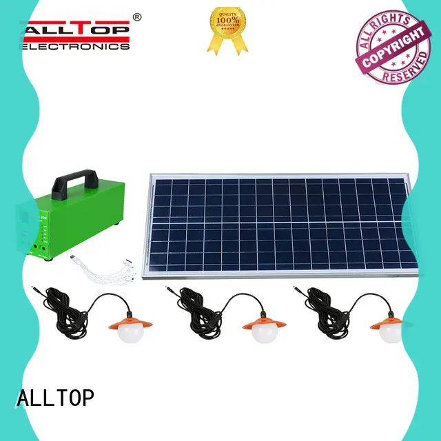 ALLTOP energy-saving indoor solar lighting system for wholesale for outdoor lighting 1
