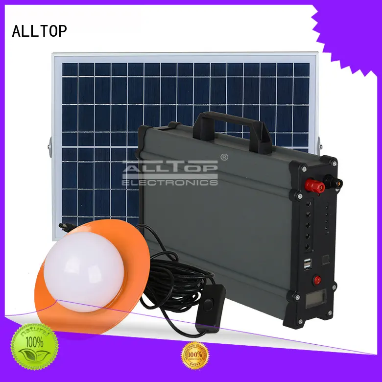 mini solar panel lighting system at discount for outdoor lighting ALLTOP 1