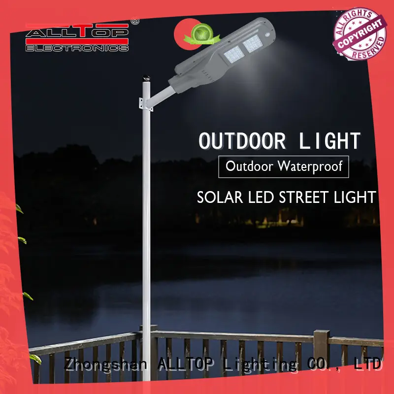 flood solar pole lights sensor for road ALLTOP 1