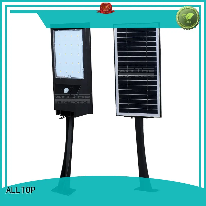 ALLTOP modern solar pir wall light aluminum for party 1