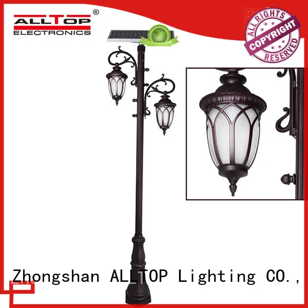 solar powered light post main gate for decoration ALLTOP 1