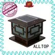 ALLTOP fancy design solar powered light post supplier for decoration 1