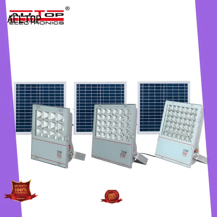 folding solar powered motion flood lights OEM for spotlight ALLTOP 1