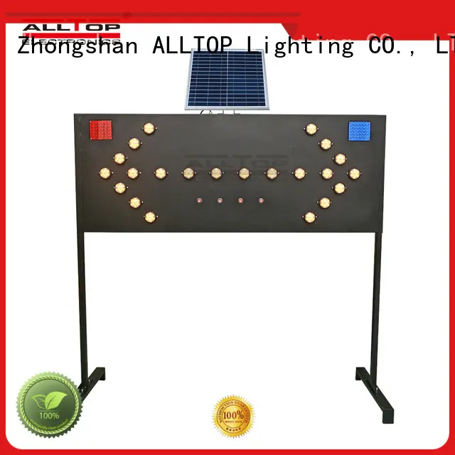 double side solar traffic blinker mobile for factory ALLTOP 1