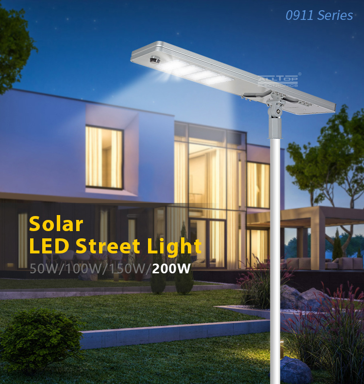 ALLTOP sensor integrated street light free sample for highway 9