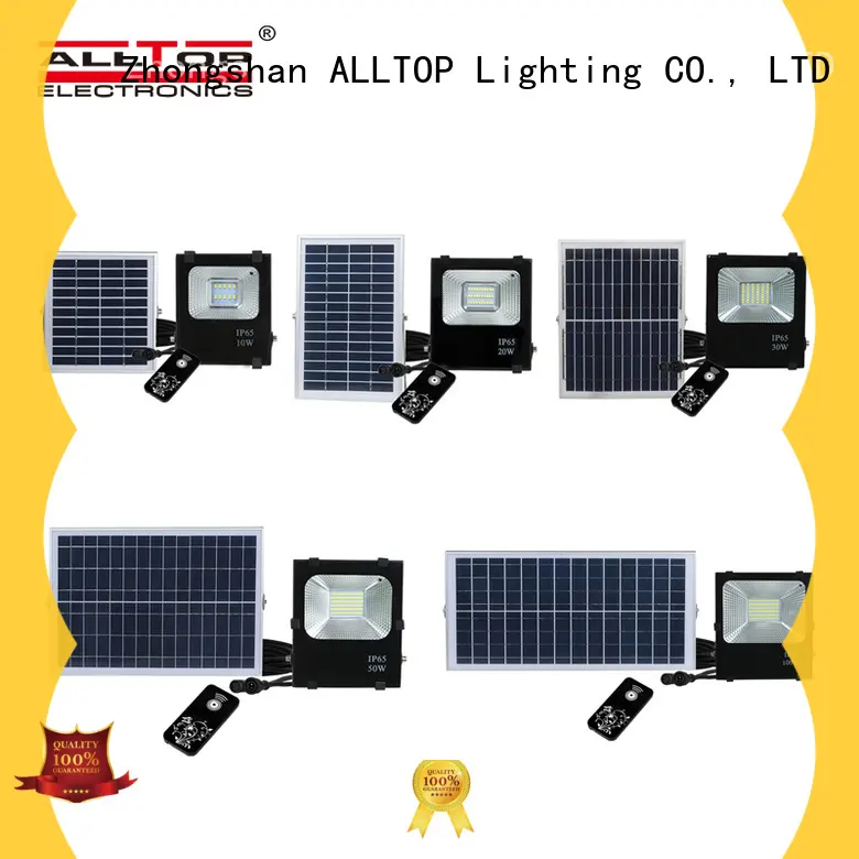 ALLTOP powered solar flood light with on off switch energy-saving for stadium 1