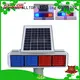 ALLTOP double side solar traffic blinker signal for hospital 1