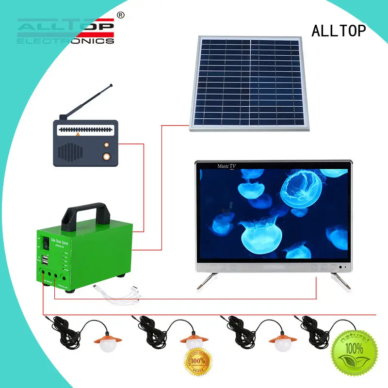 emergency solar lighting system at discount for outdoor lighting ALLTOP 1
