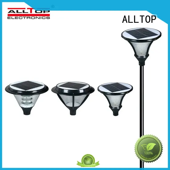 ALLTOP custom watt solar pillar lights main gate for landscape 1