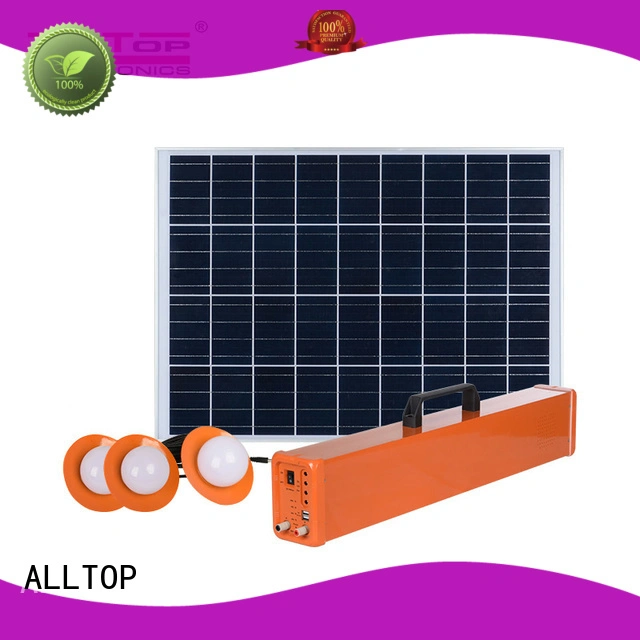 system 12v solar lighting system emergency indoor lighting ALLTOP 1