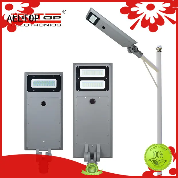 ALLTOP dimmable sensor ip65 smd integrated all in one solar led street light 1