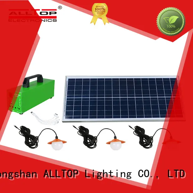 ALLTOP portable solar house lighting system emergency for outdoor lighting 1